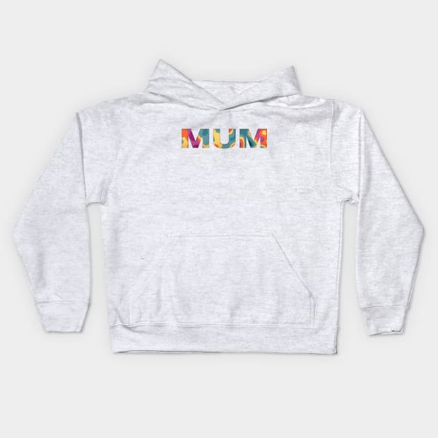 MUM Multicolor Shirt Kids Hoodie by ByMine
